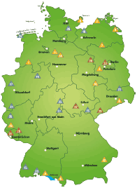 ECO-Camping Deutschlandkarte
