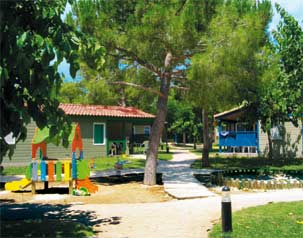 Bungalowbereich Camping Stel